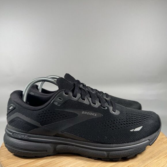 Brooks Ghost 15 Womens 10 B Shoes Black Running Active Gym - Picture 1 of 8